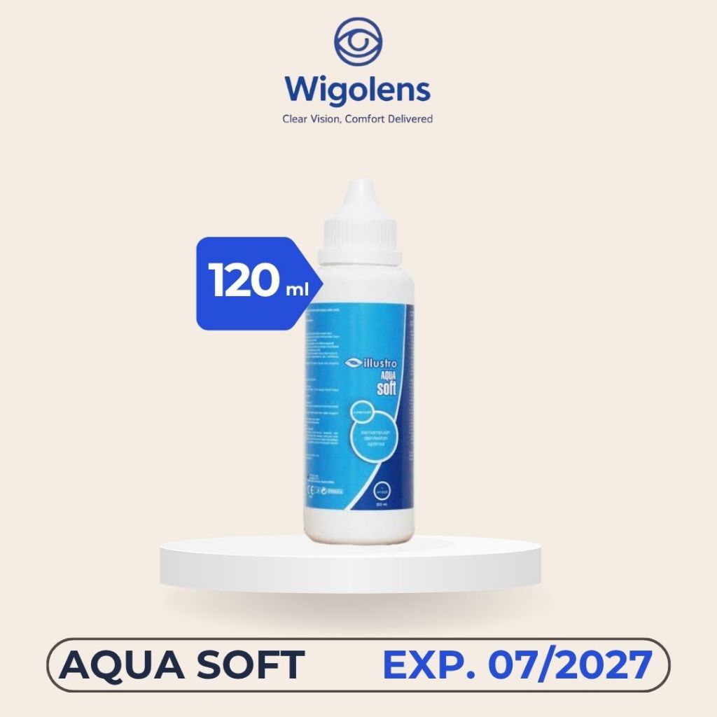 AIR SOFTLENS IILUSTRO AQUA SOFT 120ML CAIRAN PEMBERSIH SOFTLENS
