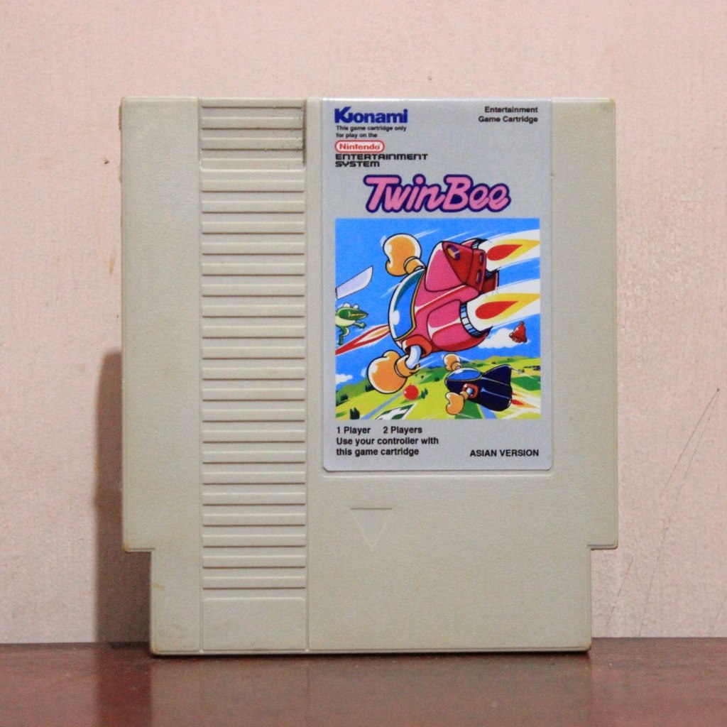 Kaset Nintendo NES 72 Pin 8 Bit Twin Bee Tested Normal Game Jadul Nostalgia 90an