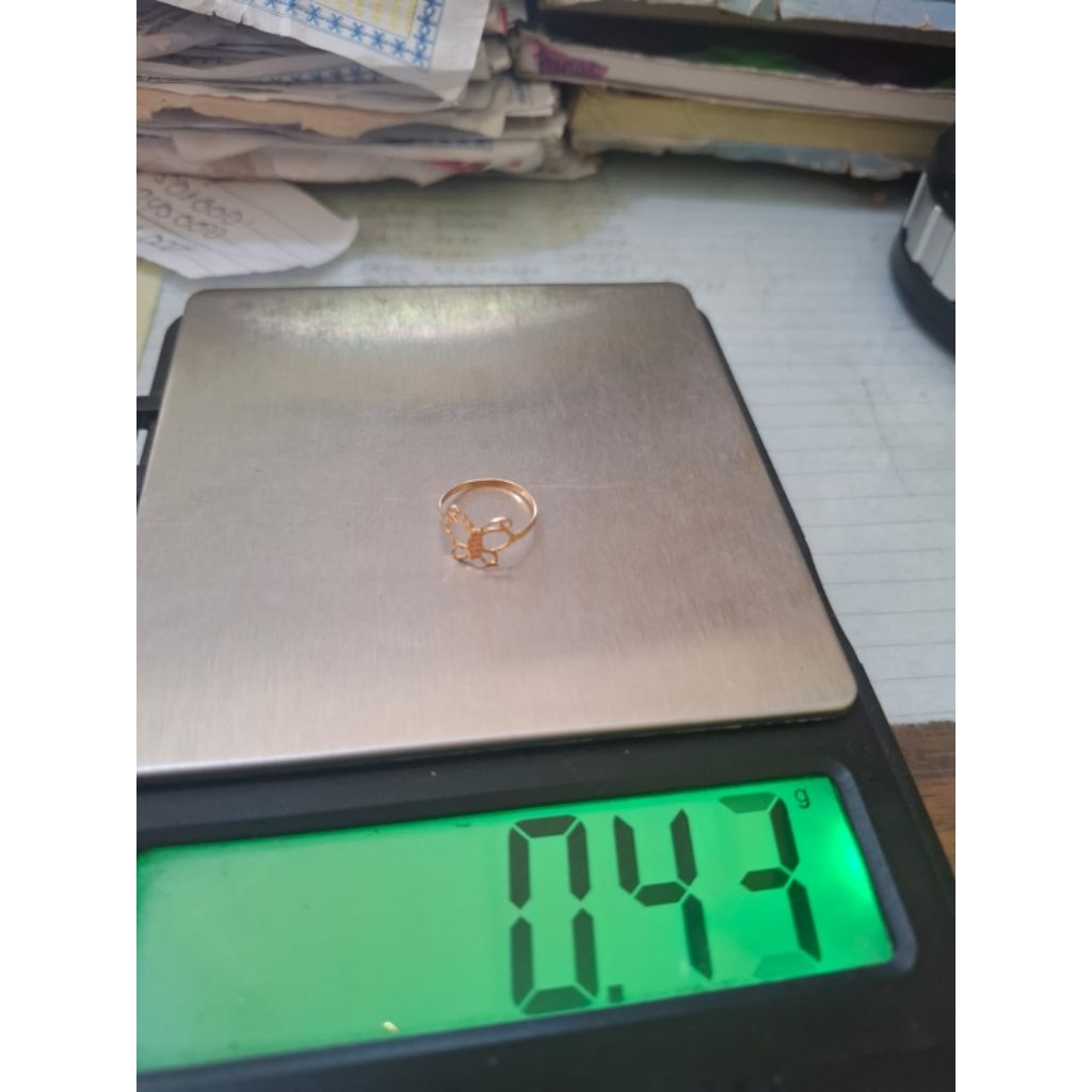 cincin bayi - emas 22k - kadar 700 - harga murah discont.