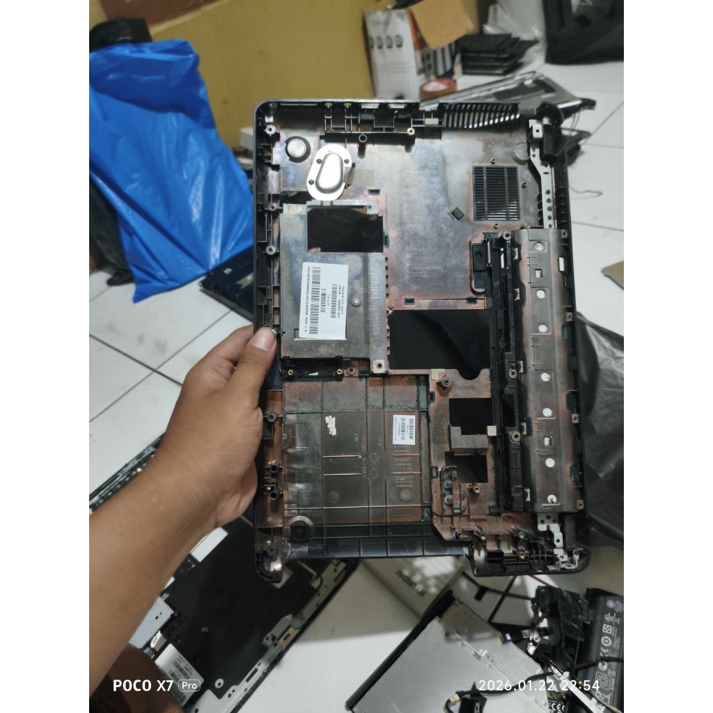 casing mesin bawah laptop hp 430 ori
