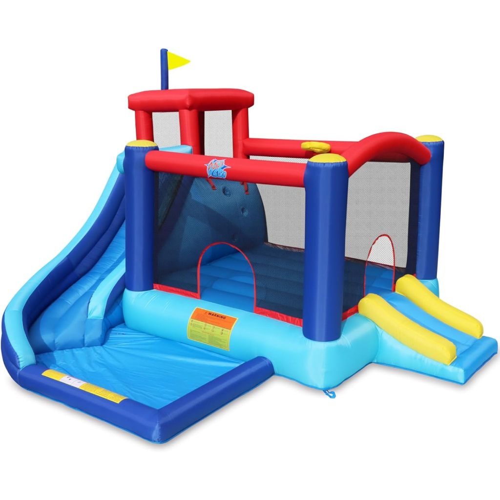 Jump Bouncy Castle with Slide - Big Bouncy Area