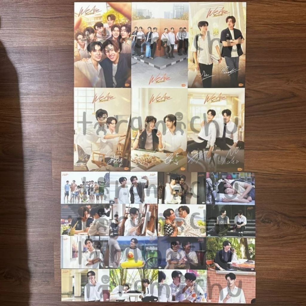 GMMTV Postcard We Are Series & Fancon Boxset - Pond Phuwin Winny Satang Aou Boom Marc Poon