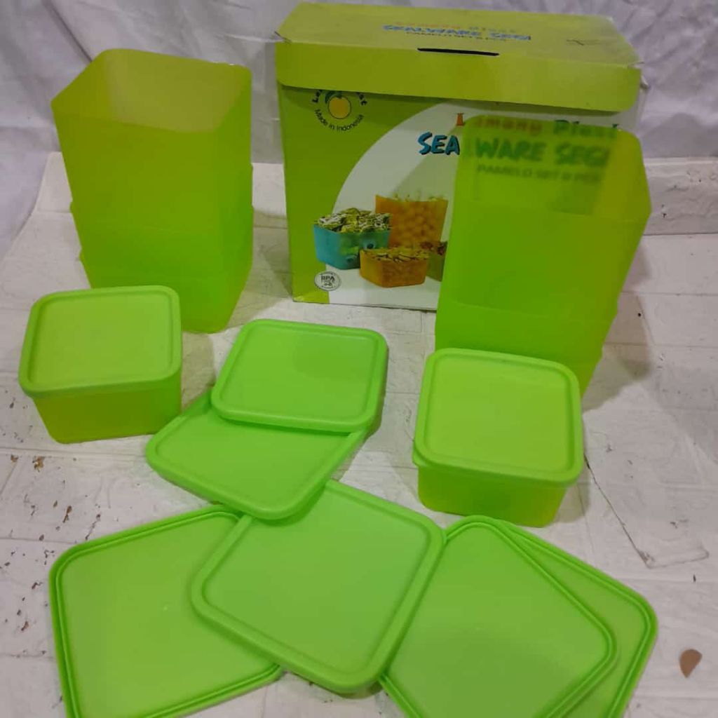 Pamelo set isi 8 pcs seperti gambar Lemony Plast Sealware Segihijau