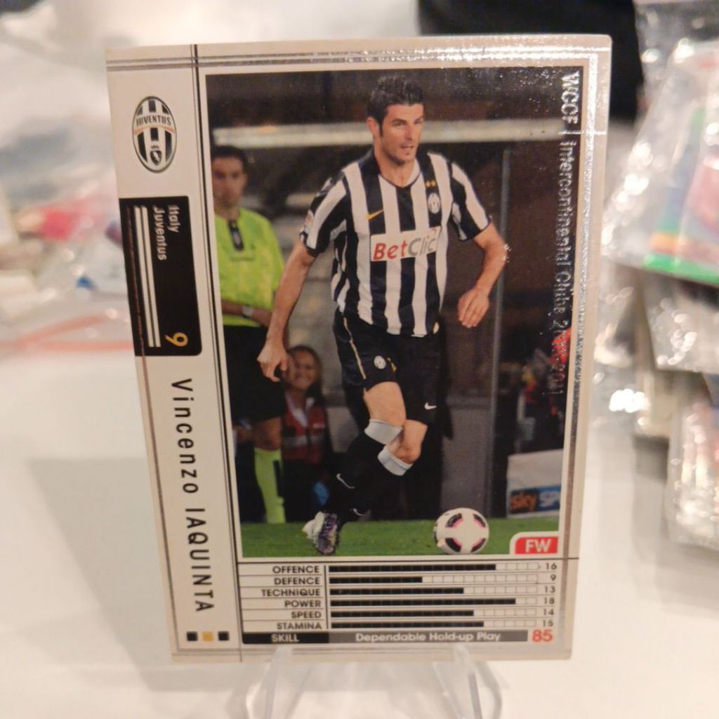 kartu bola panini wccf 2010/2011 Juventus