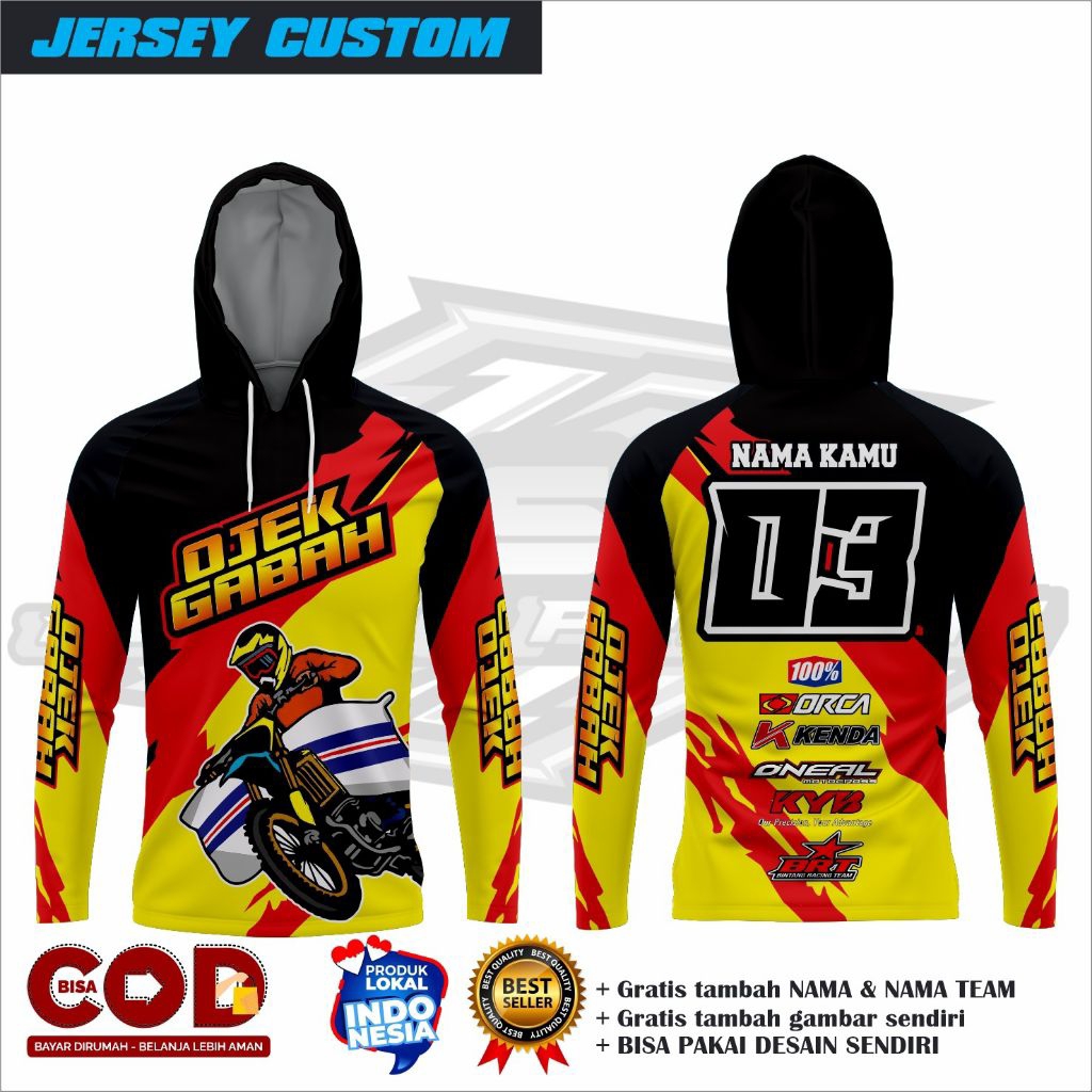 Jersey ojek gabah/Jersey ojek gabah full printing/Jersey ojek gabah terbaru/Jersey ojek gabah lengan