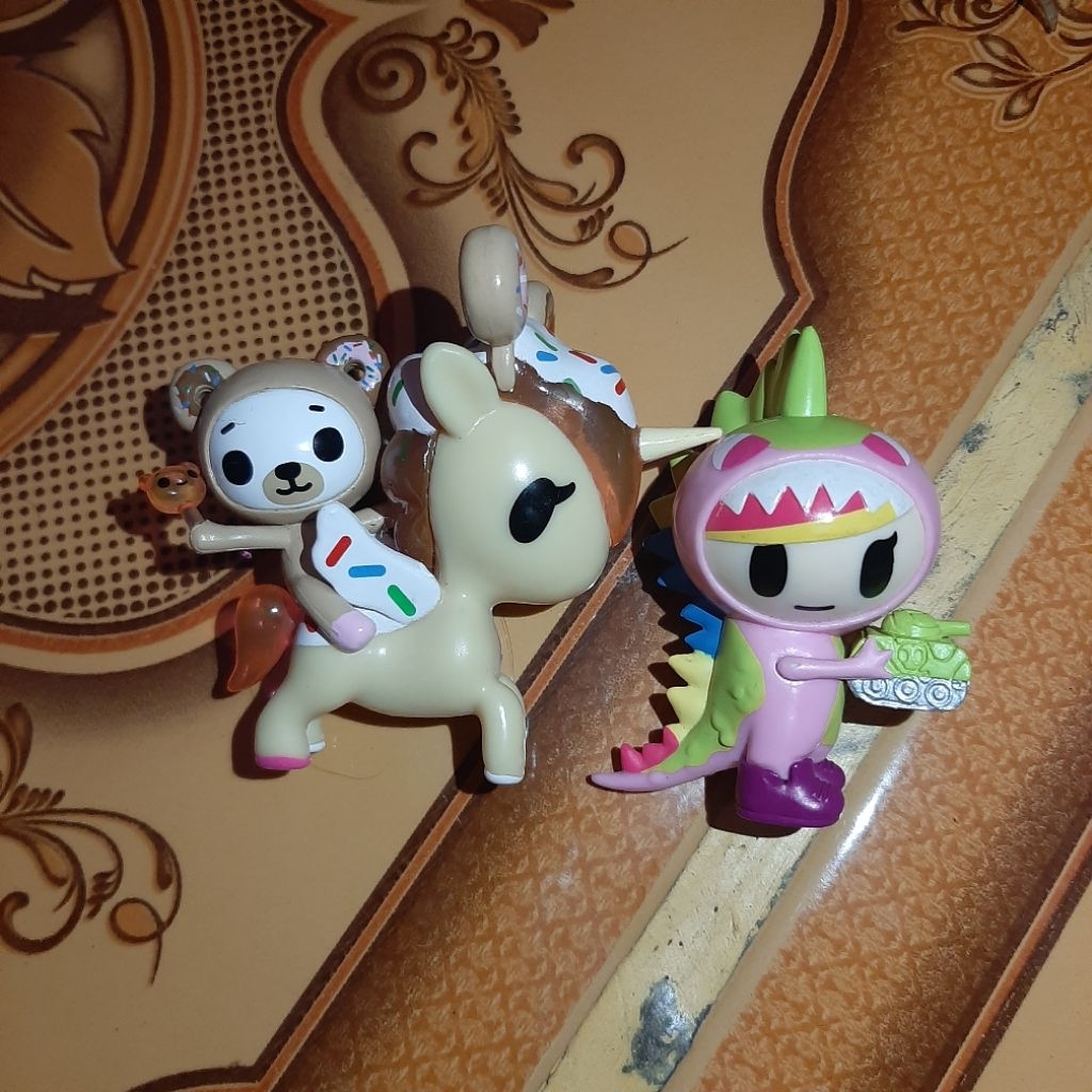 figure tokidoki unicron & tokidoki dinosaurus original