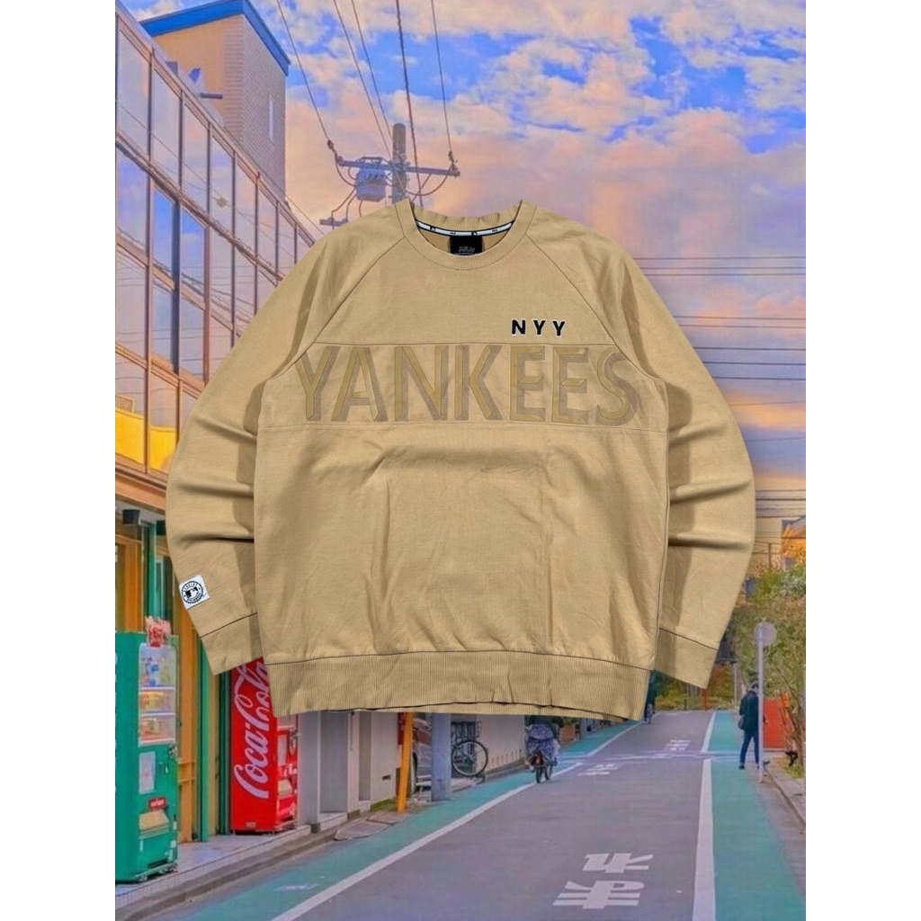 Crewneck Mlb Ny Big Logo Coksu