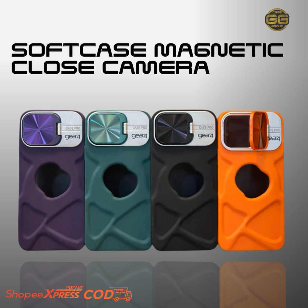 SOFT CASE MAGNETIC PENUTUP KAMERA FOR IPHONE
