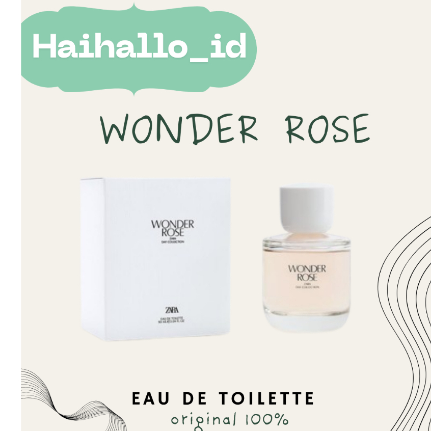 HAIHALLO - PARFUM ZARA WONDER ROSE EDT ORIGINAL