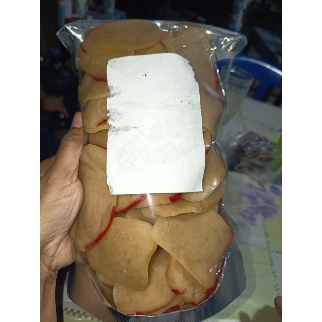 kerupuk ikan pipih mentah 500gr | kerupuk mentah | kerupuk ikan