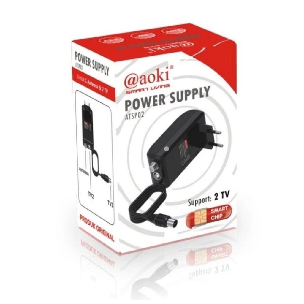 Booster Antena Tv Aoki Atsp02 Original Aoki