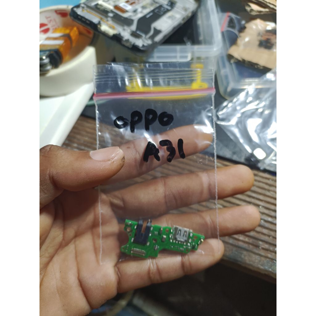 konektor cas oppo a31 2020 ori copotan normal