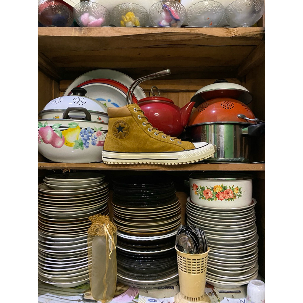 converse pc boot hiker mustard