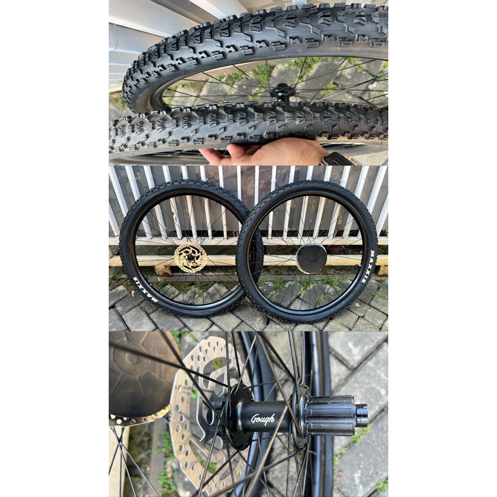 Wheelset 29er TA boost Rims tapak lebar body HG