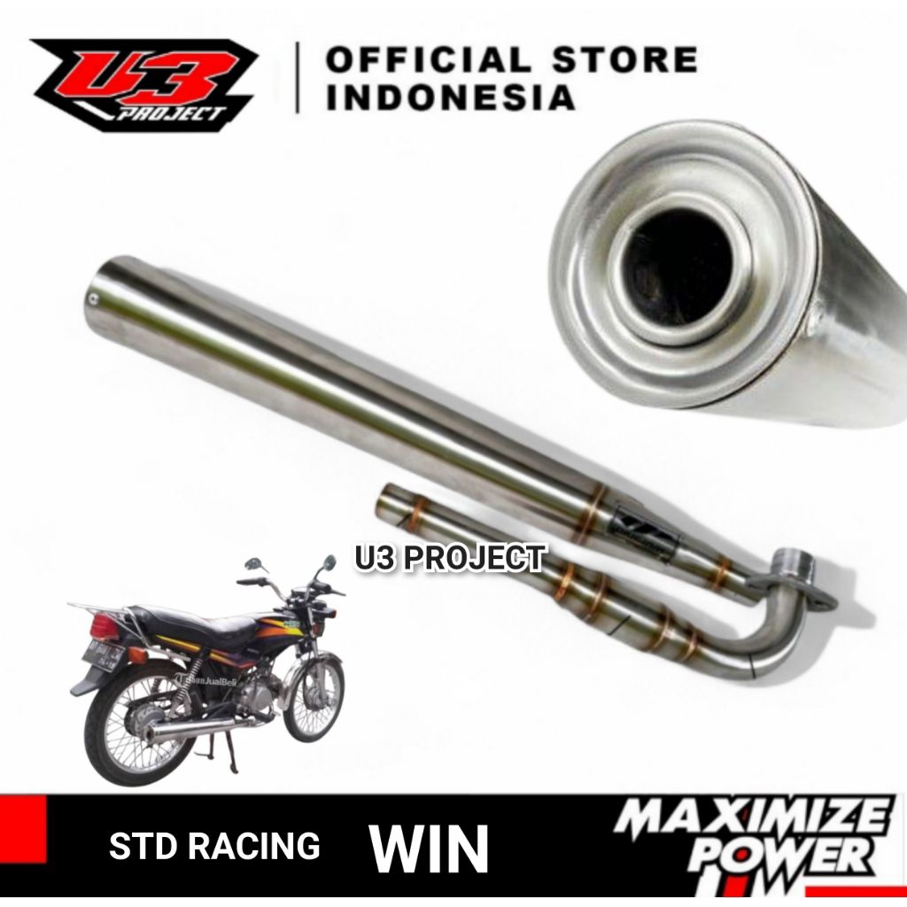 KNALPOT STD RACING WIN 100