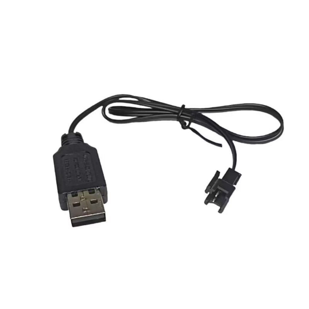 Kabel Cas USB Mobil RC Model USB Panjang Kabel 40cm Soket Hitam 2 Pin Part Mainan