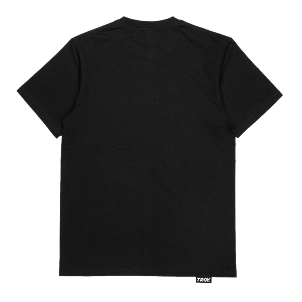 Troy Company T-shirt Black Kaos Hitam White Bear MT 2409