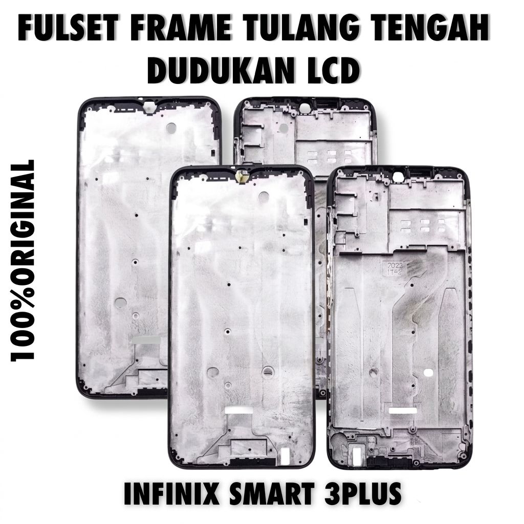 Frame tulang tengah Dudukan lcd Infinix smart 3 plus X627 S4 X626 Original quality