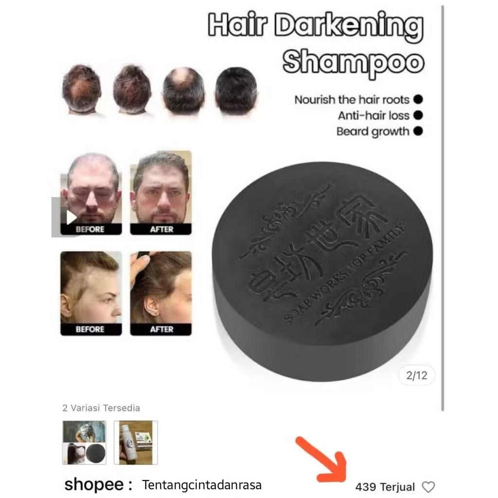 shampo organik melebatkan rambut , mengatasi uban - ketombe - kerontokar