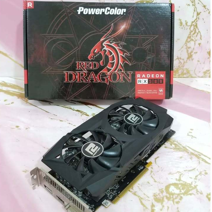 VGA POWERCOLOR RED DRAGON AMD RADEON RX580  8GB DDR 5