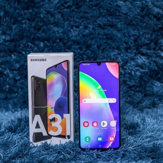 SAMSUNG GALAXY A31 RAM 8/128GB FULLSET Second Original Ex Garansi Resmi SEIN  Murah Kualitas Terbaik