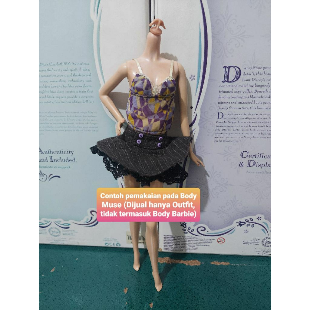Baju Barbie Collector Top Model Asli Mattel Original