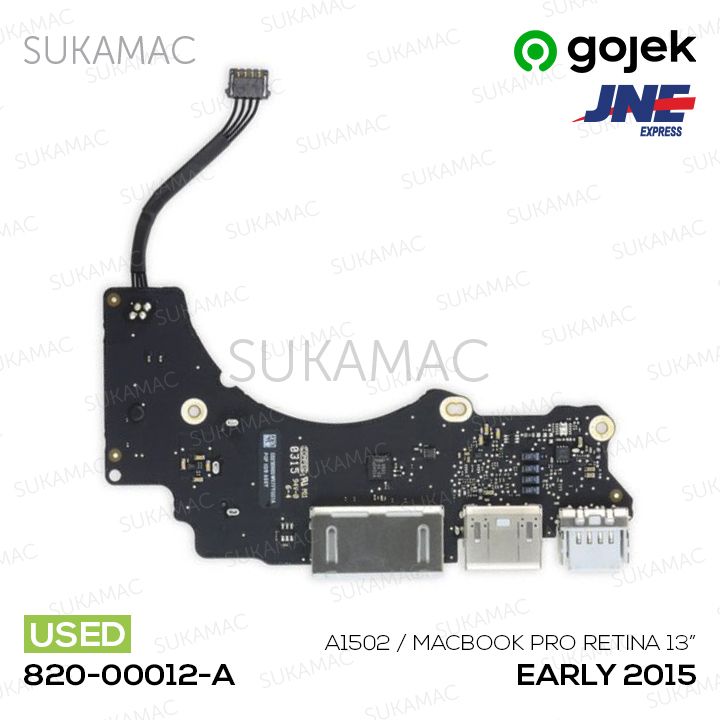 I/O IO Board USB HDMI Card Reader MacBook Pro 13” Retina A1502 2015
