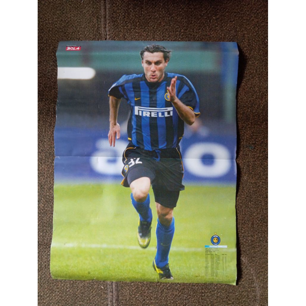 poster bola jadul christian vieri inter milan