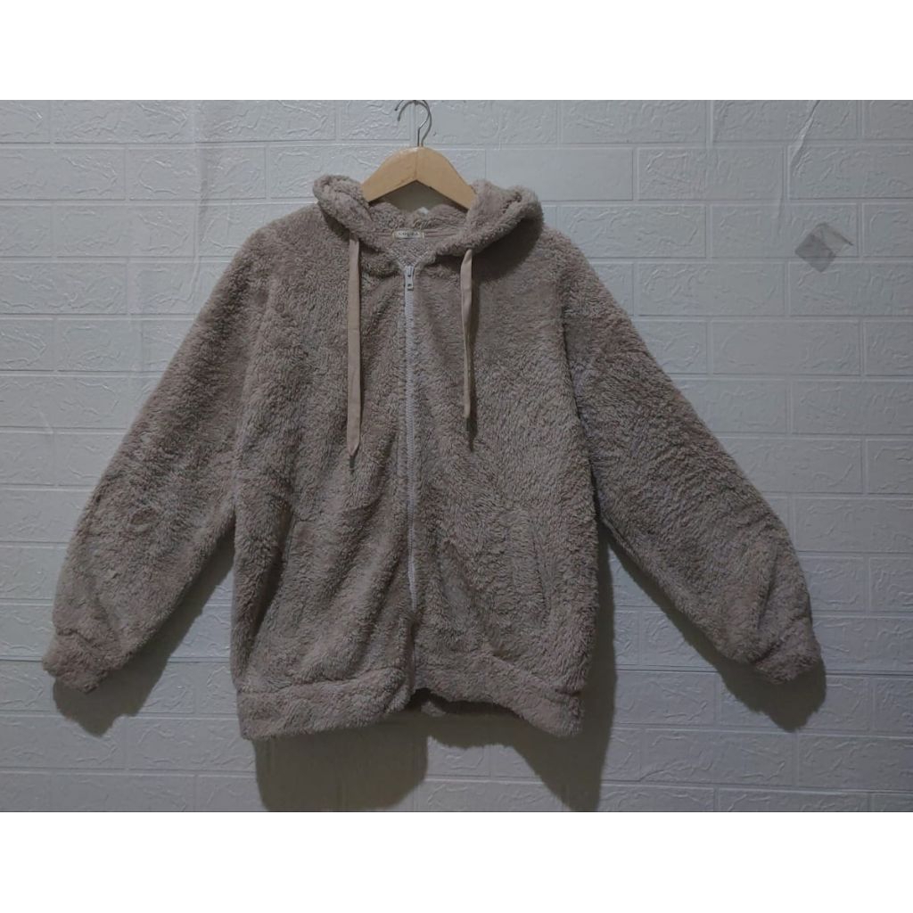 Colza Fuzzy Baloon Jacket