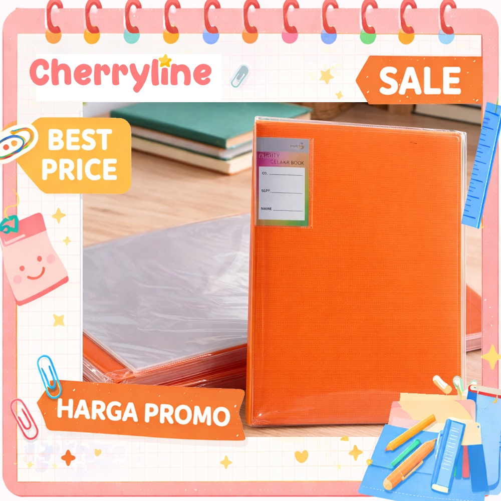 Esco Clear Holder F4 / Folio 40 Pocket – Map Dokumen Plastik Tebal