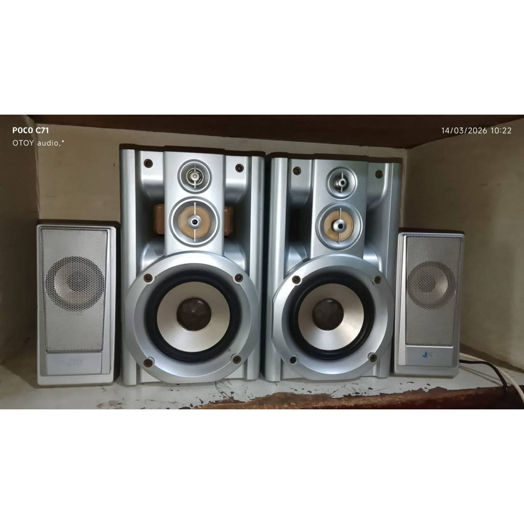 Speaker Pasif Jvc 5,5 inch dan 3 inch suara normal dan bagus