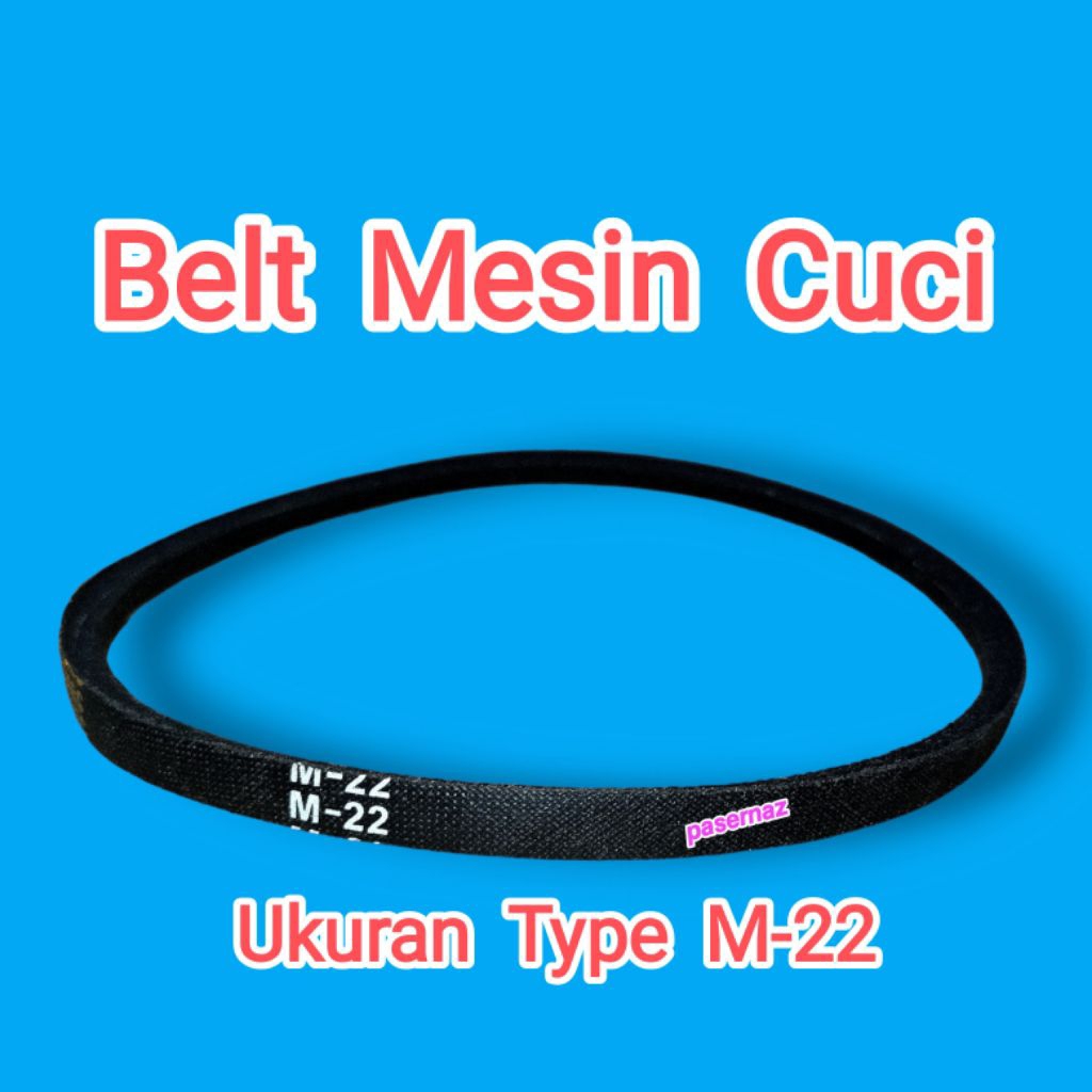 M-22 | Vanbelt Mesin Cuci | V-Belt Mesin Cuci | Belt Mesin Cuci | FanBelt Mesin Cuci M-22 | Vanbelt 