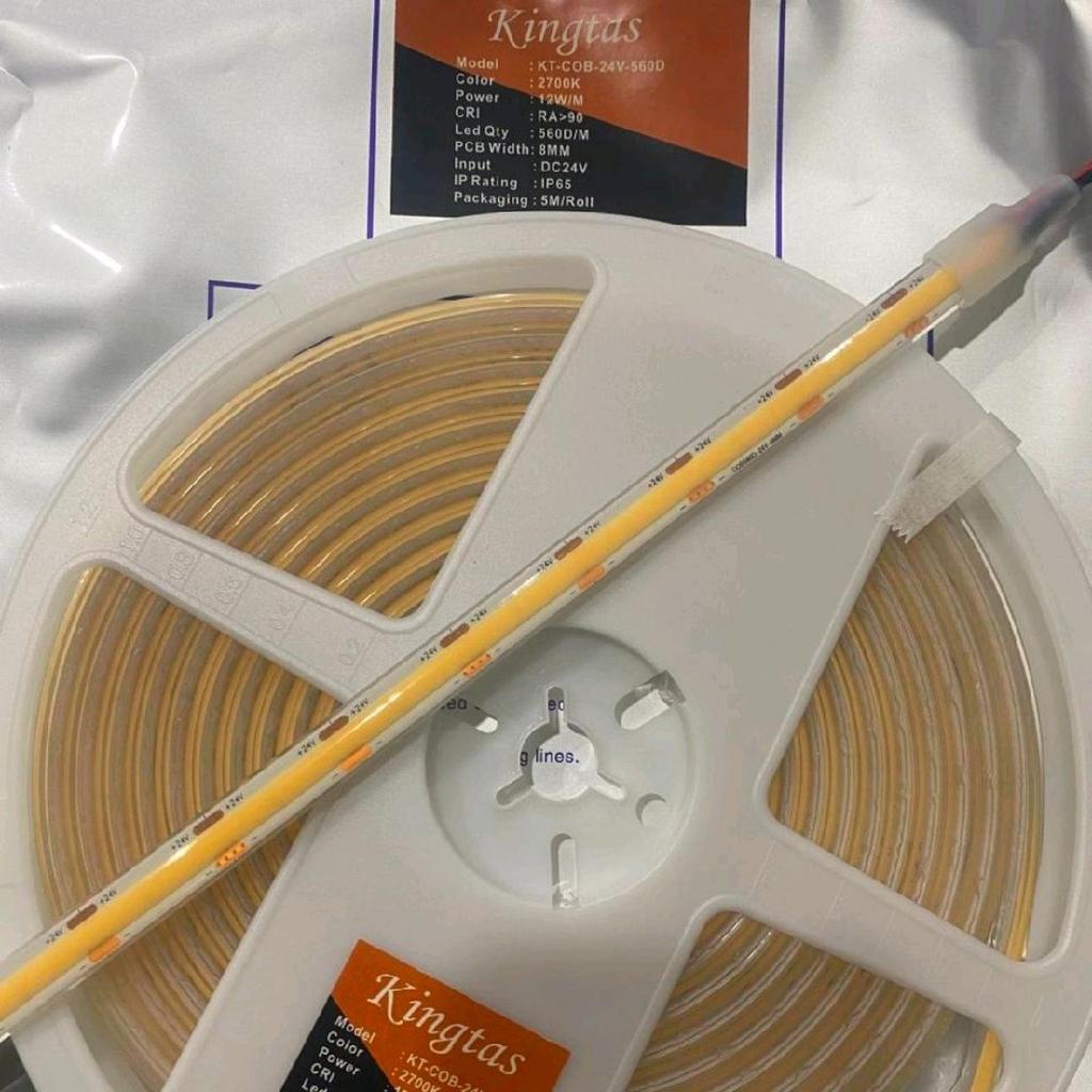 KINGTAS - led strip / strip led COB 24v 10w/m 560D/m ip67