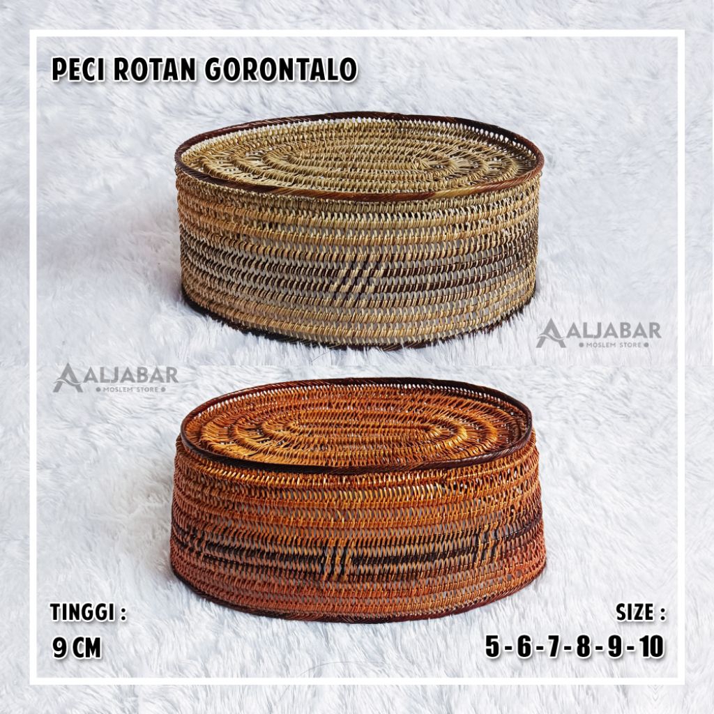 Peci Rotan Gorontalo / Peci Gusdur Handmade
