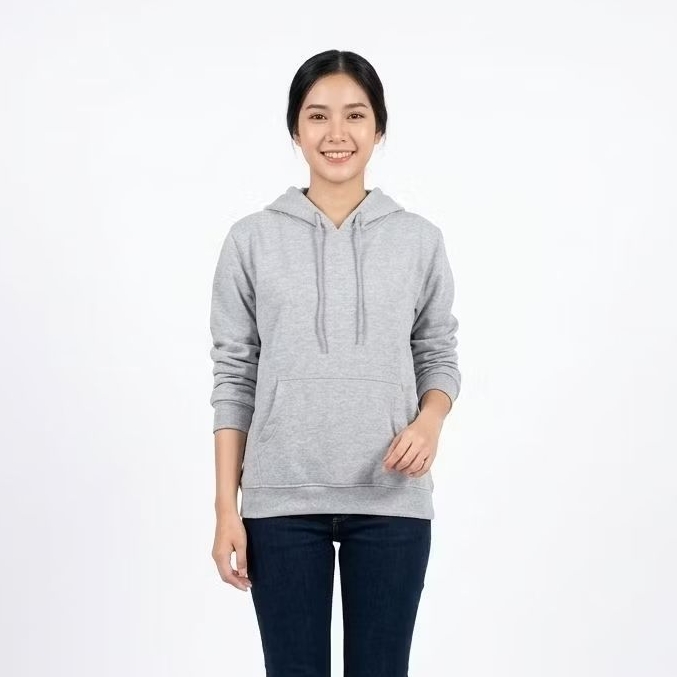 LinkaweOriginal Jumper Hoodie Basic S M L XL XXL XXXL free sticker & gantungan kunci pria dan wanita