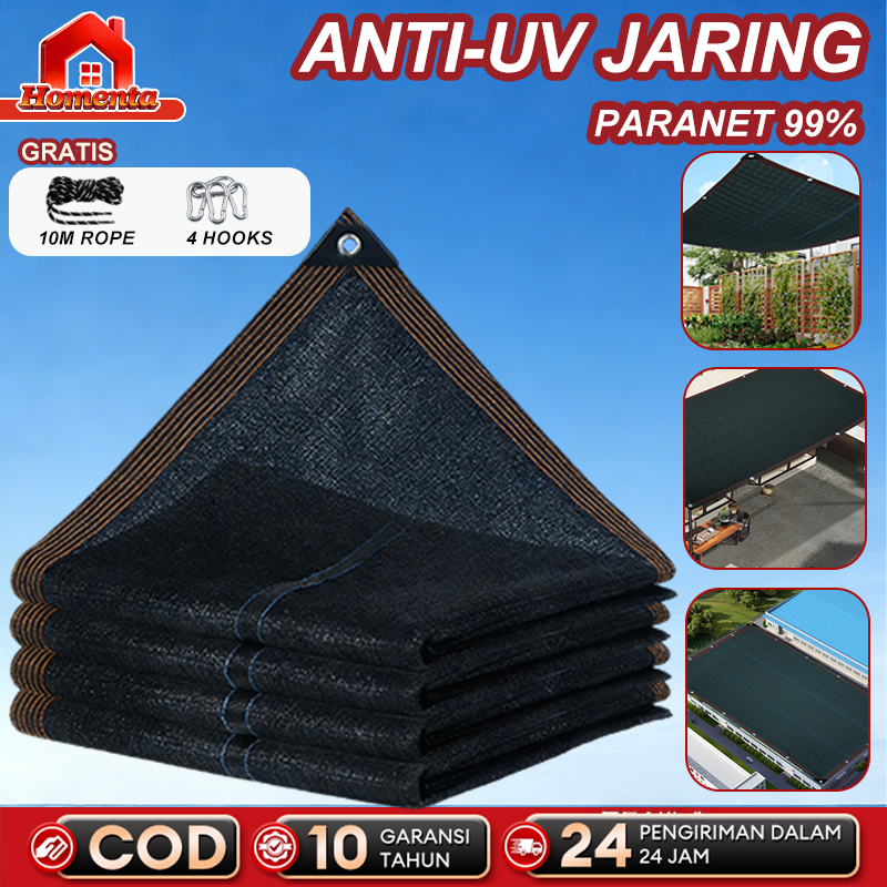Jaring Paranet Paranet 99% Anti UV Sunshade Net  Jaring Sunshade Net Jaring Paranet