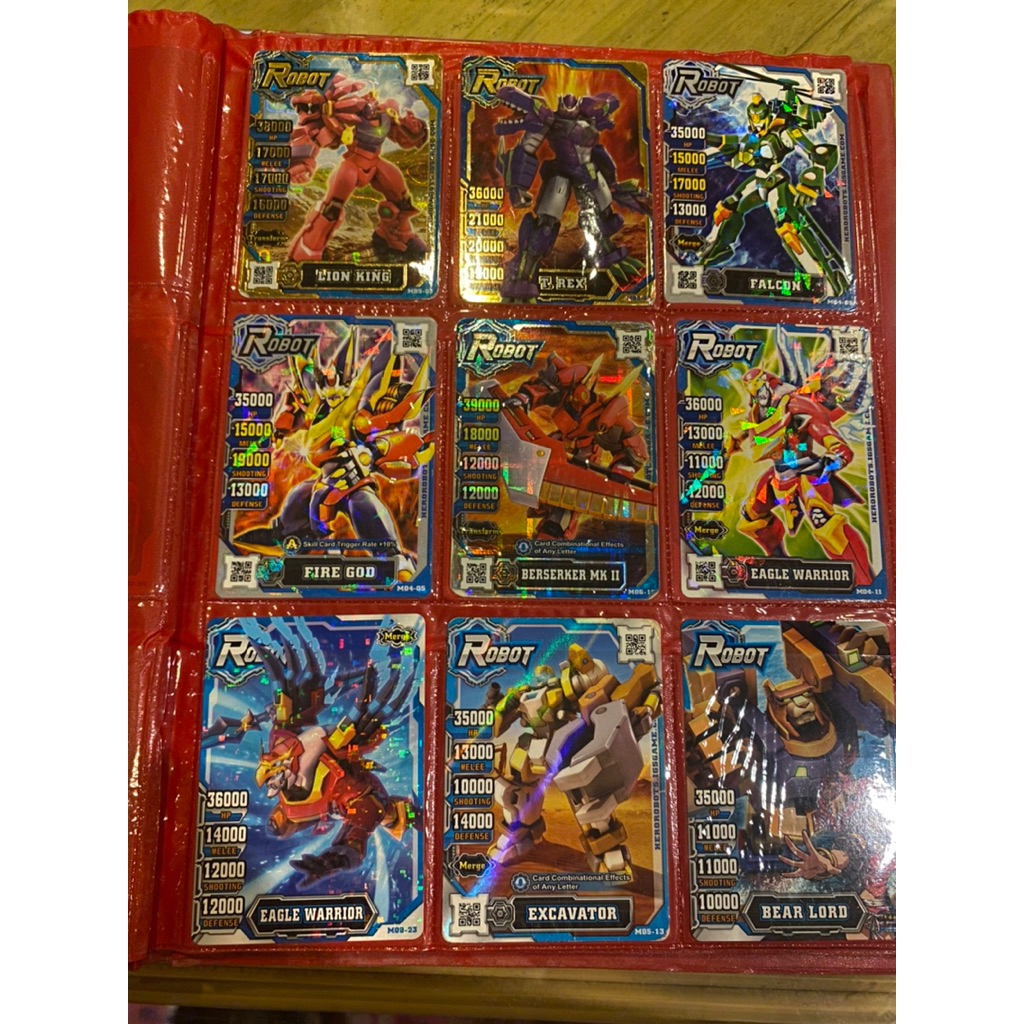 Hero of Robots, Robots Cards Bulk
