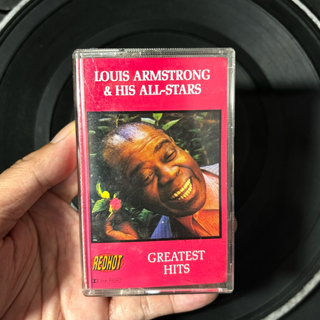 Kaset Pita Louis Armstrong & His All Stars Redhot Records Import / Jazz / Oldies