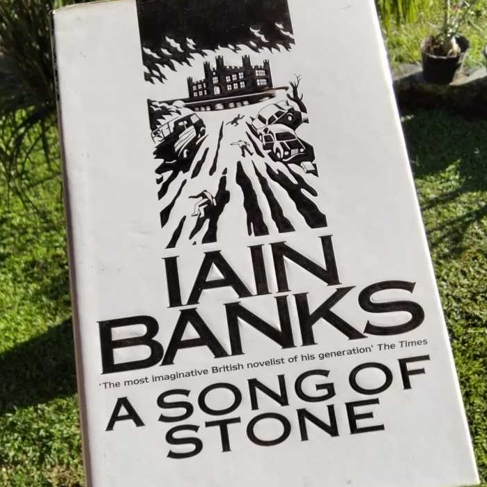 Iain Banks A Song of Stone (HC) Buku Novel Fiction Thriller Bahasa Inggris Preloved