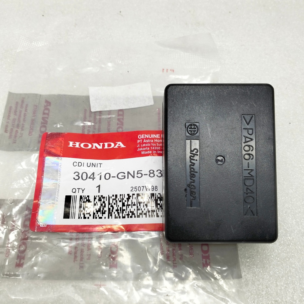 CDI UNIT GN5 HONDA GRAND, SUPRA X, LEGENDA, PRIMA, REVO LAMA, SUPRA FIT NEW ASLI ORIGINAL AHM