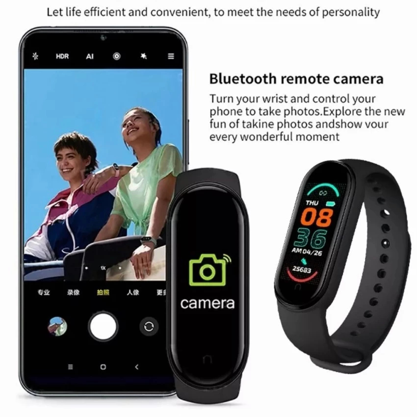 BEST DEALS AOKEYO M6 SMARTWATCH BLUETOOTH SMARTBAND FITNESS TRACKER COLOUR DISPLAY HEARTRATE
