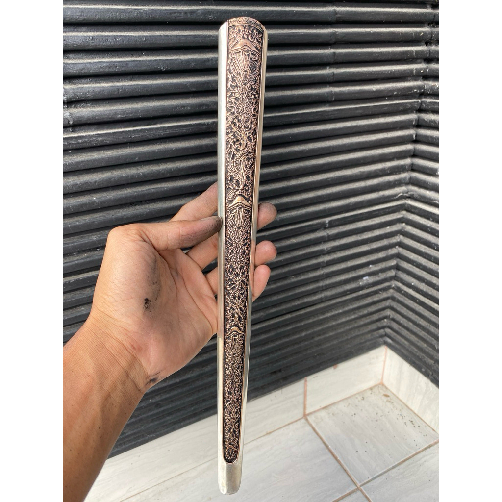 pendok jogja bahan tembaga awak kuningan lapis perak