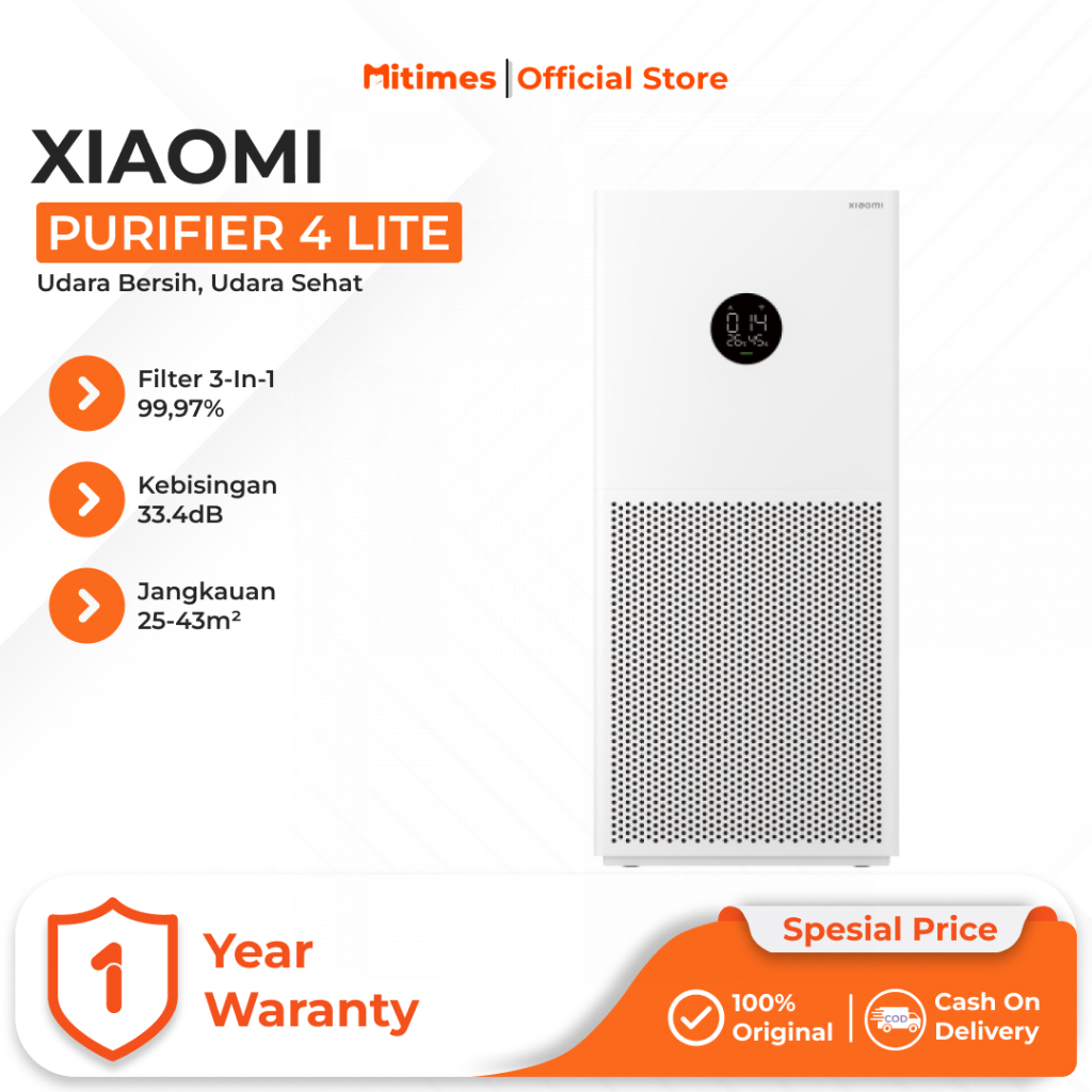 Xiaomi Smart Air Purifier 4 Lite | Xiaomi Smart Air Purifier 4 Compact