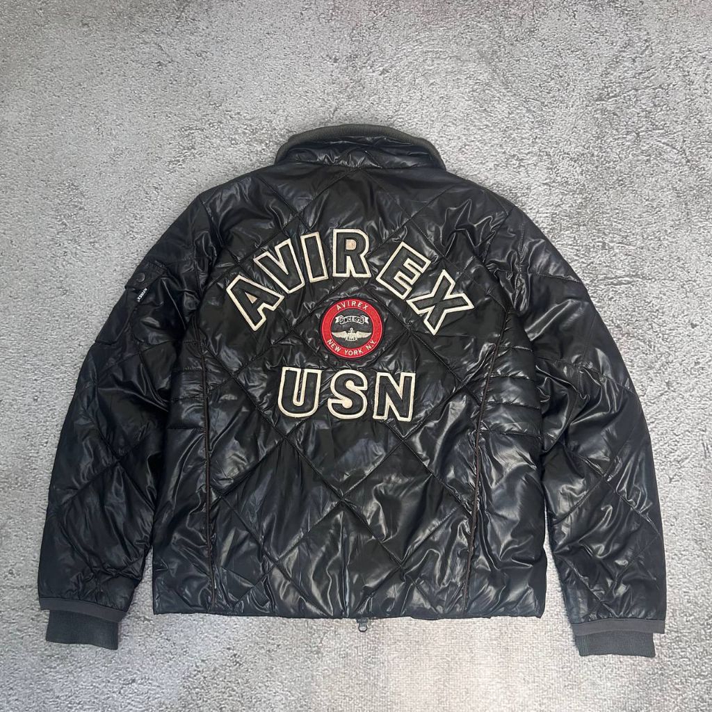 Avirex puffer bulang jaket