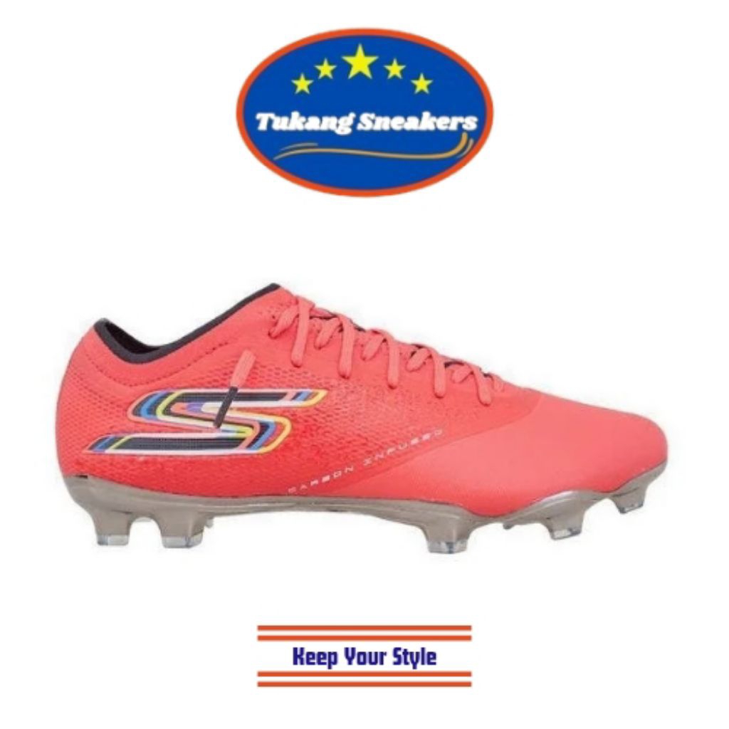 Sepatu Sepak Bola Pria Skechers 1.5 Elite Fg Red SKE252024RDB