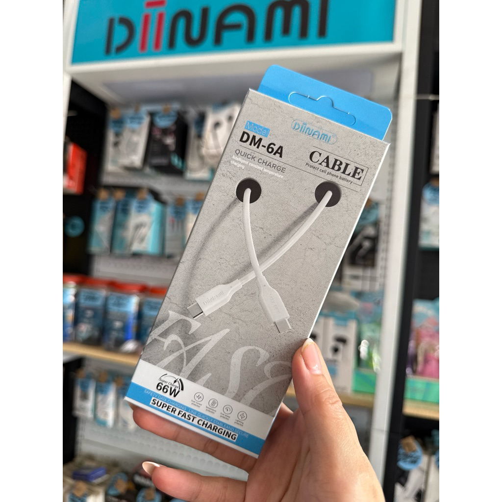 Cable data Diinami type C-C DM-6A 66w super fast charging/ kabel data diinami untuk hp andro dan iph