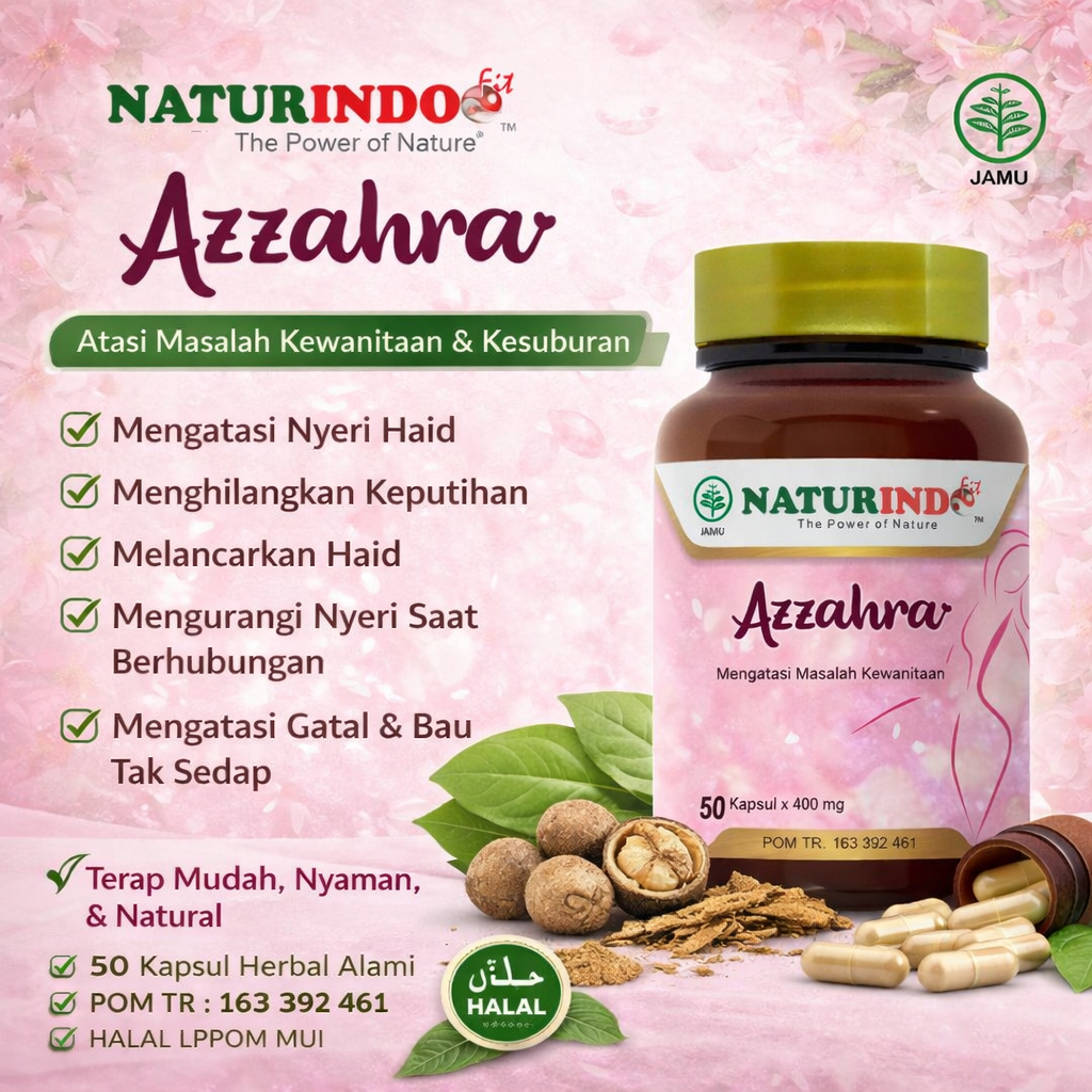 Azzahra (Herbal Alami untuk terapi gangguan khusus Kewanitaan)