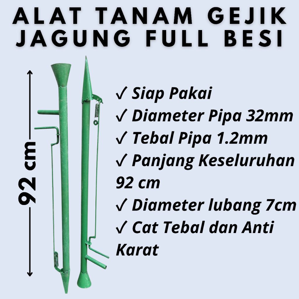 (Termurah) Gejik Full besi | Alat Tanam Jagung Full Besi Efisien