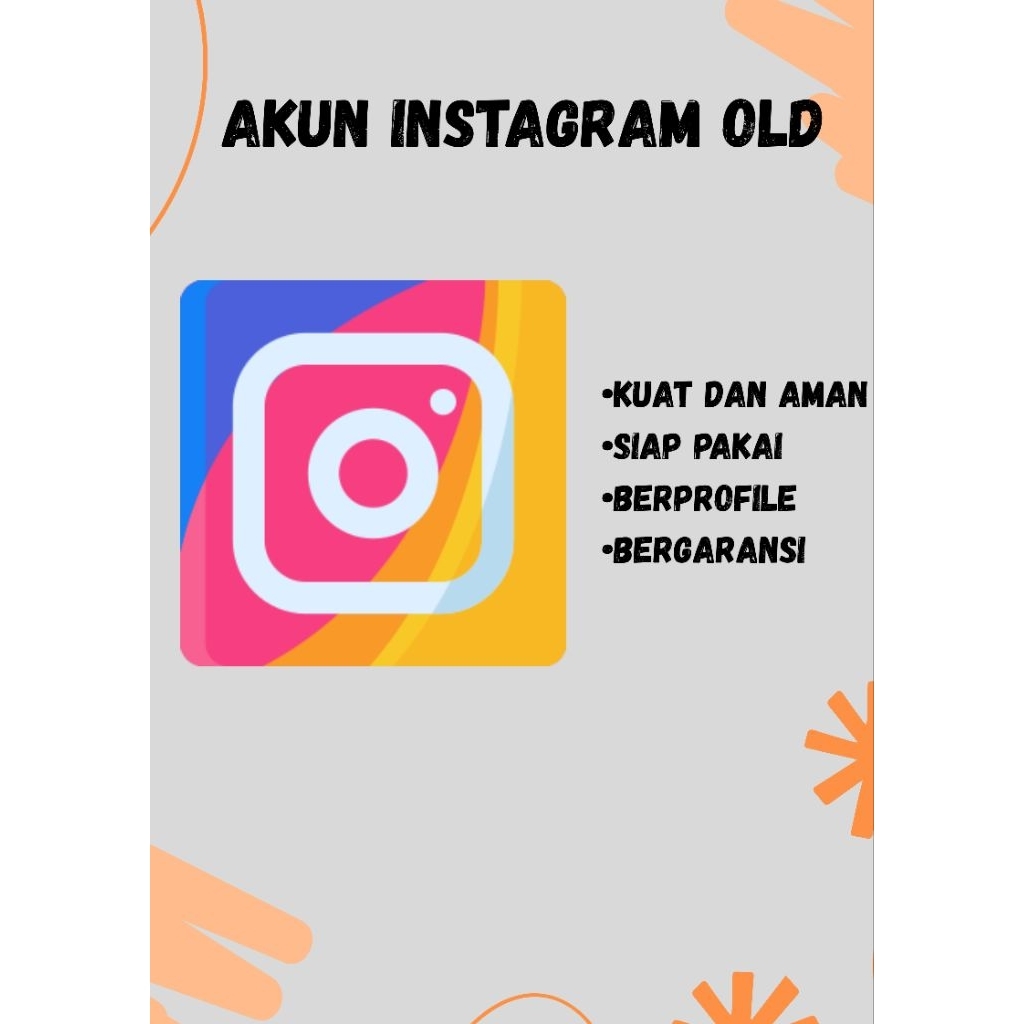 AKUN INSTAGRAM TUA 2FA ON | KUAT DAN AMAN | BERGARANSI