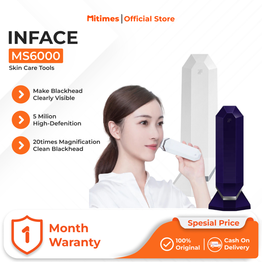 InFace RF Massager MS6000 |  Alat Pijat Wajah Elektrik | RF Infrared Beauty Device